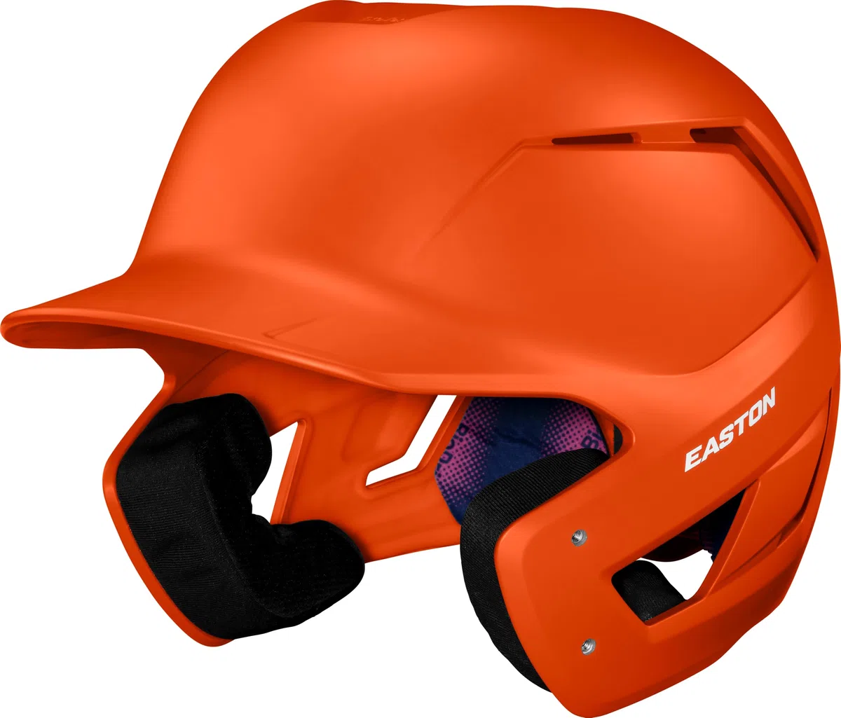 Easton Casco de bateo Z50 | Béisbol | Mate | Naranja Atlético | Pequeño/Mediano (6 1/2 Pulgadas - 7 1/8 Pulgadas)