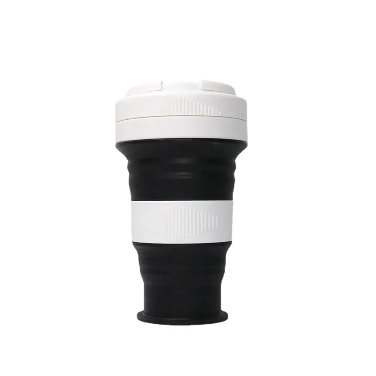 10 vasos de agua de silicona plegables de 550 ml, vasos de viaje plegables for acampar al aire libre y senderismo, vasos reutilizables a prueba de fugas for café, té, oficina, gimnasio.(B 10PCS)