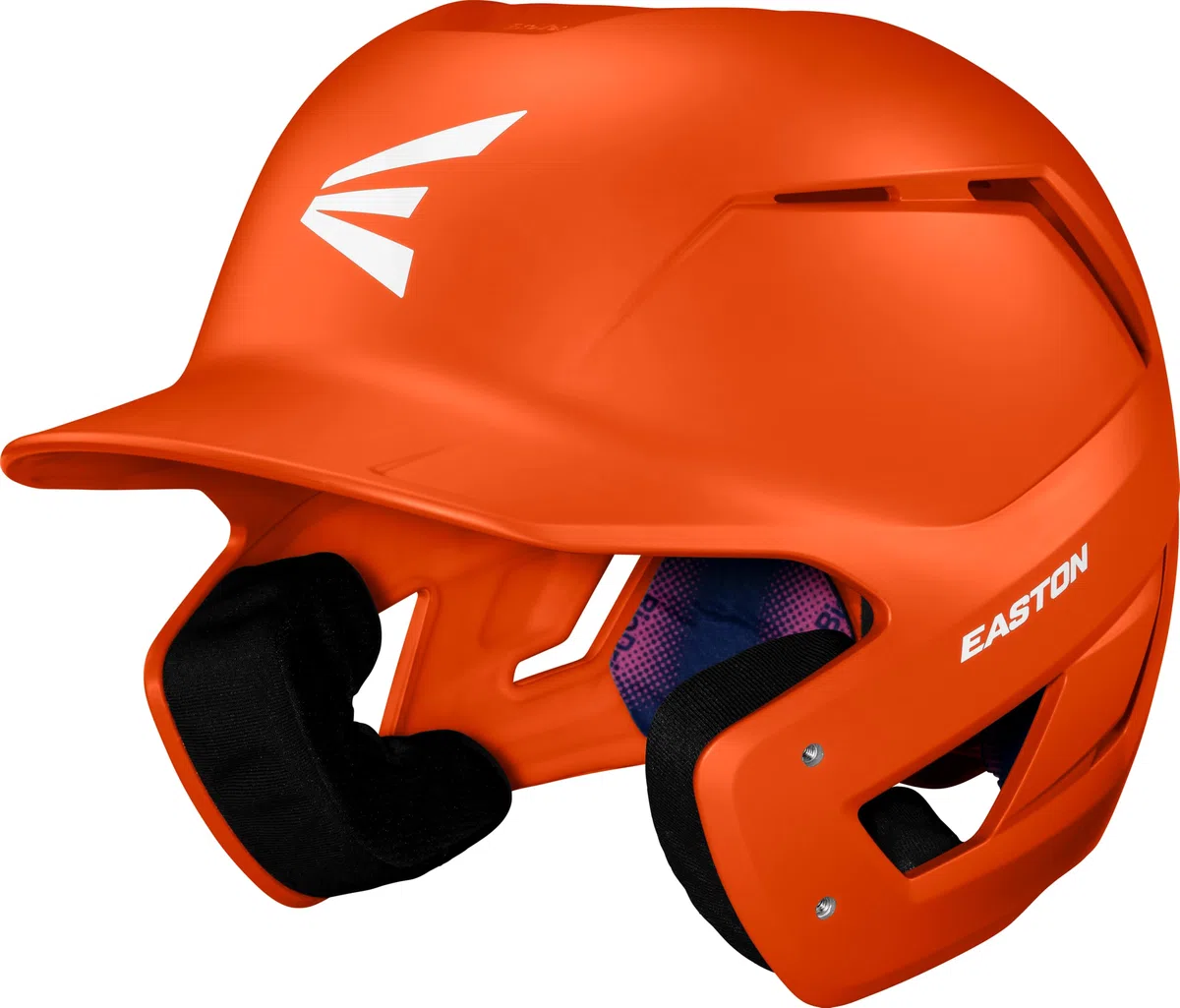 Easton Casco de bateo Z50 | Béisbol | Mate | Naranja Atlético | Pequeño/Mediano (6 1/2 Pulgadas - 7 1/8 Pulgadas)