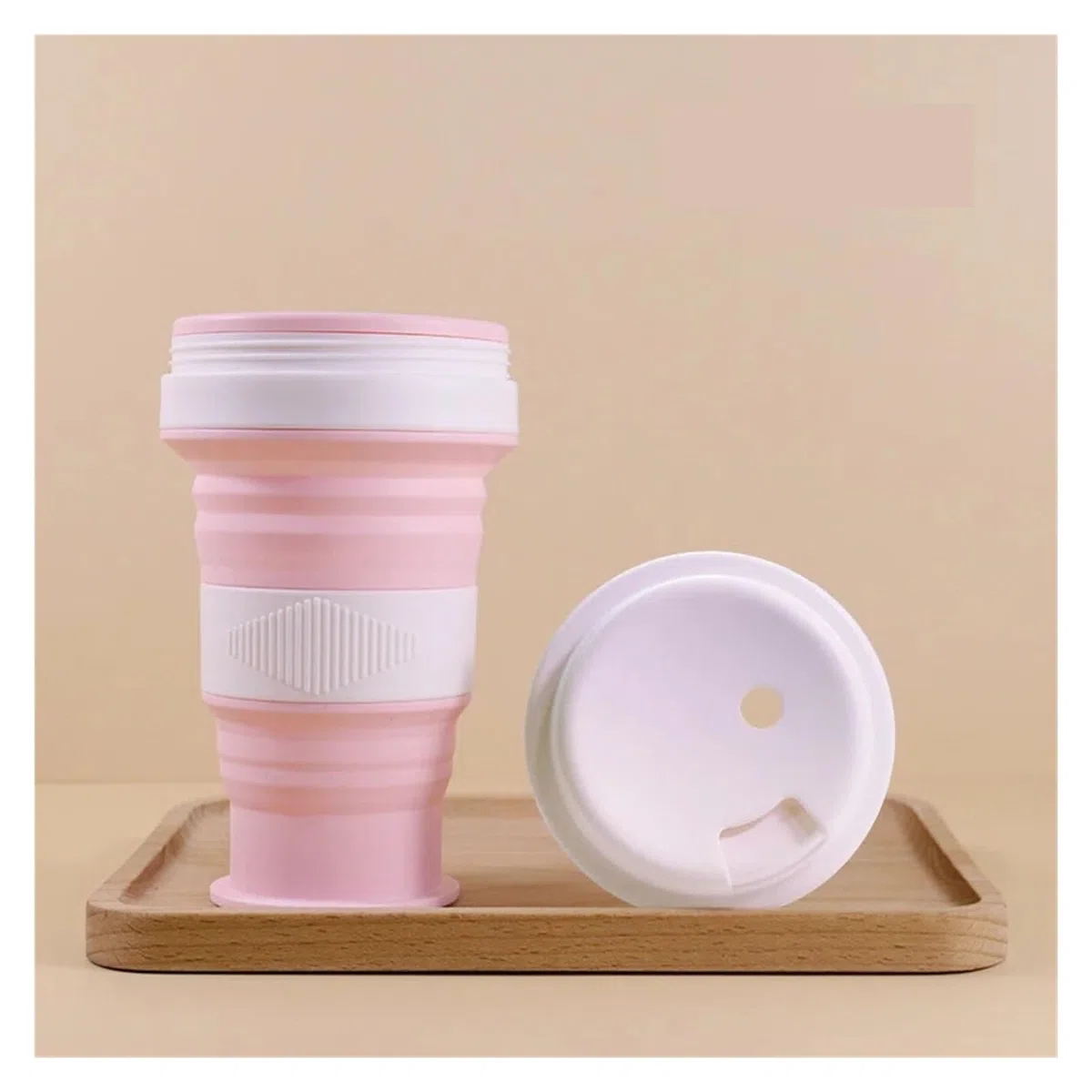 10 vasos de agua de silicona plegables de 550 ml, vasos de viaje plegables for acampar al aire libre y senderismo, vasos reutilizables a prueba de fugas for café, té, oficina, gimnasio.(B 10PCS)
