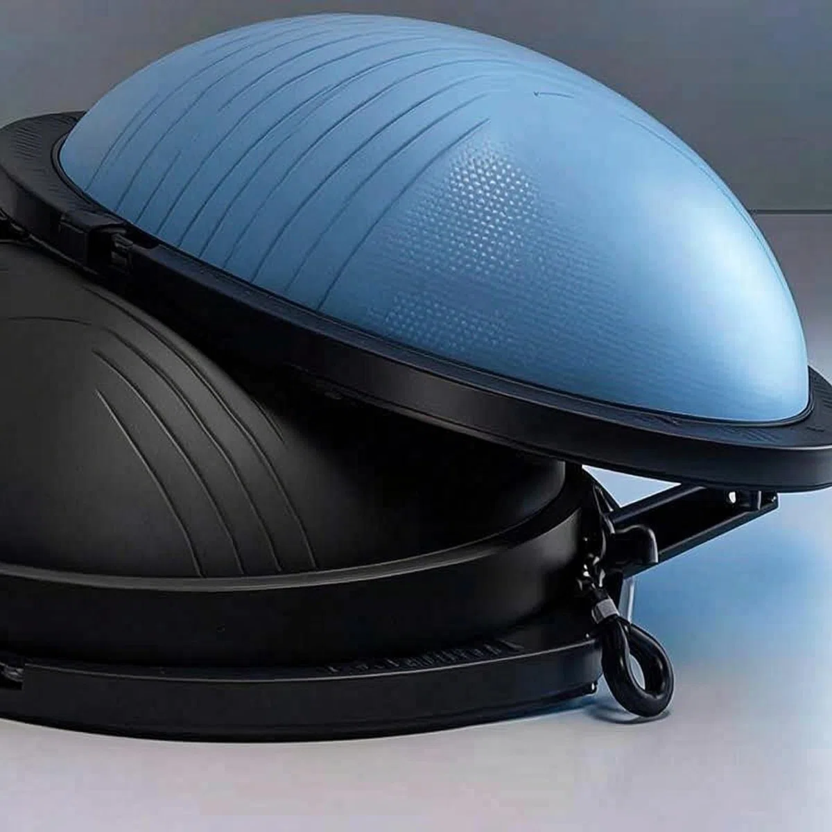Qianly Entrenador Equilibrio Plegable Resistente Media Bola Equilibrio para portistas, Principiantes